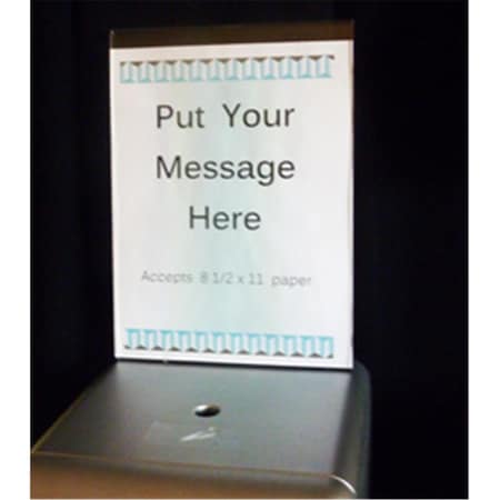 Clean Holdings Acrylic Sign Holder-Custom Fit to TCS 70010